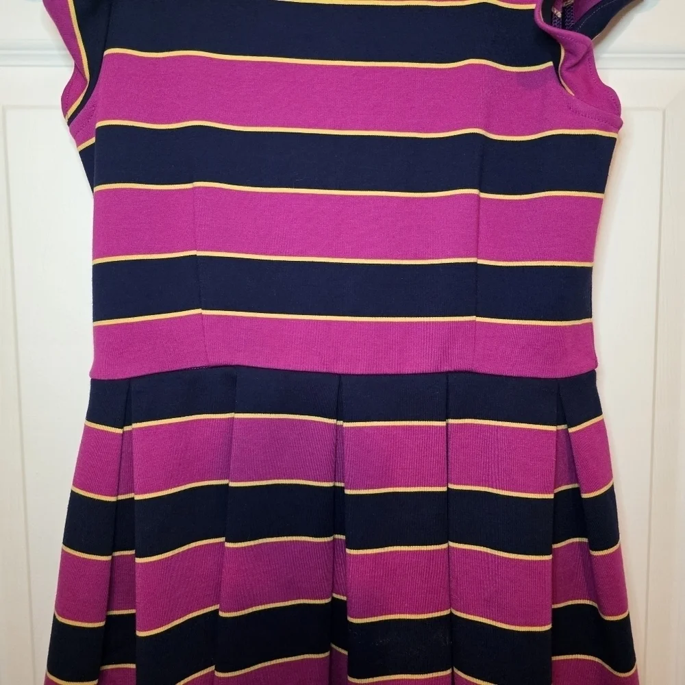 Polo Ralph Lauren Stripe Girls Dress Sz L